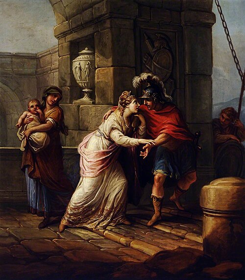 Hector and Andromache, 1773, Antonio Zucchi