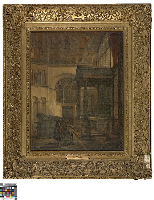 Kerkinterieur, 1802, Federico Moja