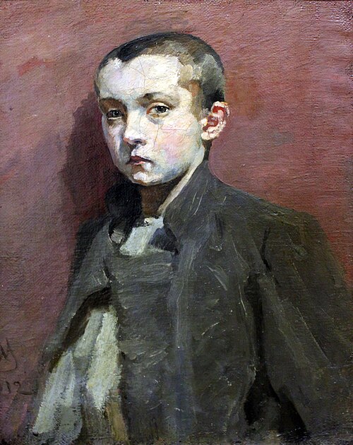 Portrait of a son, 1912, Sergueï Malioutine