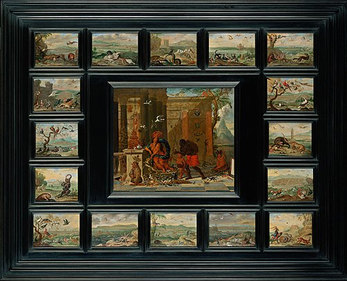 Amerika und andere Ansichten, 1691, Ferdinand van Kessel the Elder