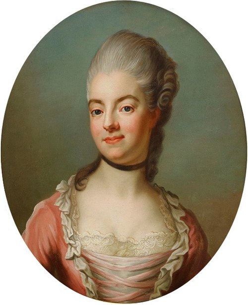 Portrait of Ulla von Höpken, 1750, Jacob Bjork