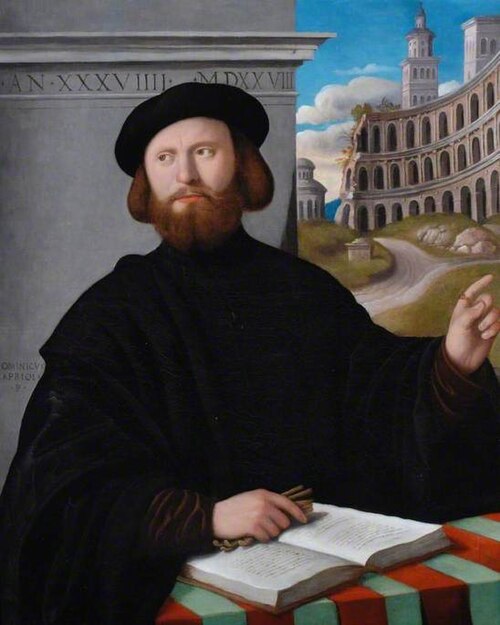 Lelio Torelli (1489–1578), Jurisconsult at Fano, 1528, Domenico Caprioli