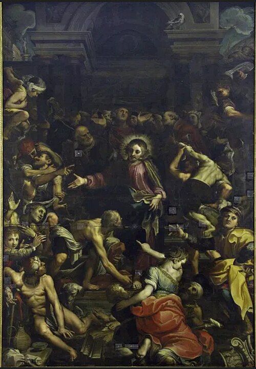 Christ at the Pool of Bethesda, 1600, Ferraù Fenzoni