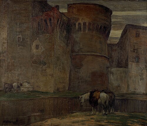 Un Château en Ombrie, 1906, Ferruccio Scattola