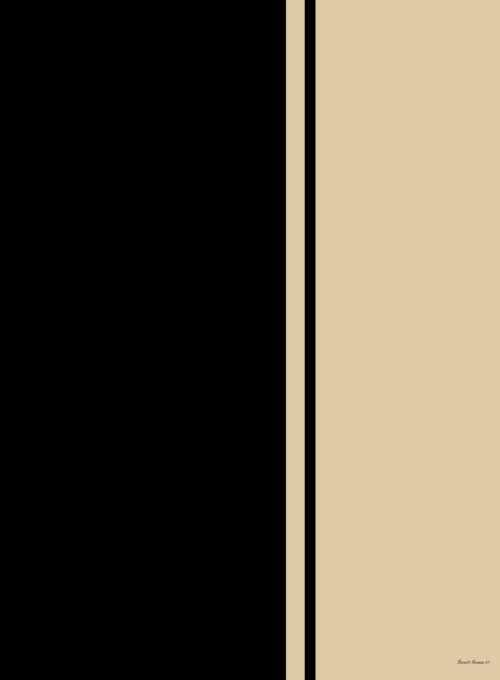Black Fire I, 1961, Barnett Newman