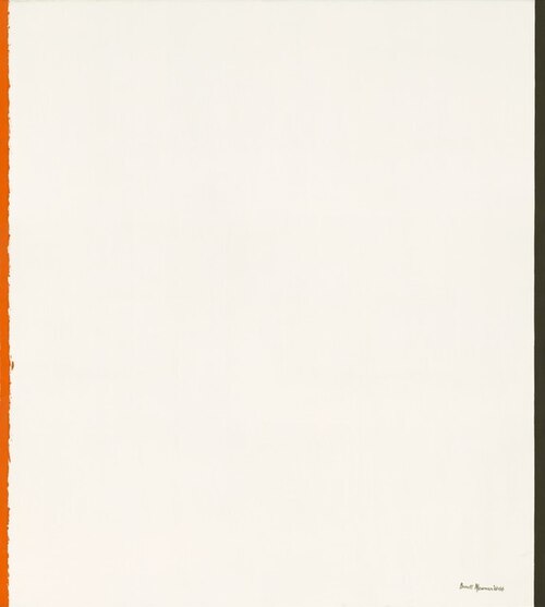 Be II, 1962, Barnett Newman
