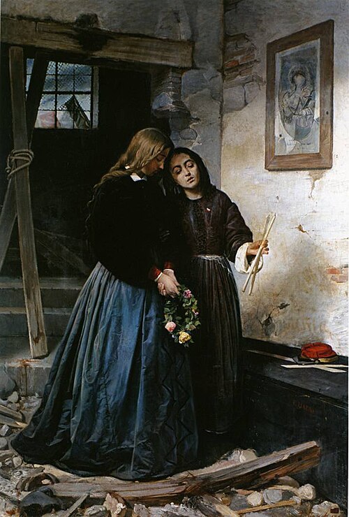 Garibaldian burial, 1862, Filippo Liardo