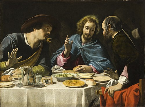 The Supper at Emmaus, 1625, Filippo Tarchiani