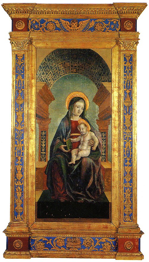 Vierge en majesté, 1600, Floriano Ferramola