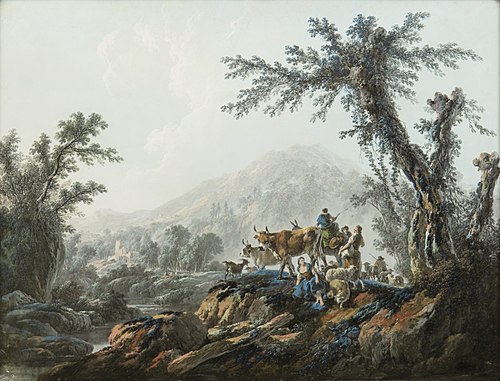 Pastoral Landscape, , Jean Pillement