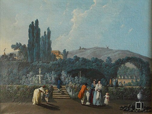 Vue de Benfica, 1785, Jean Pillement