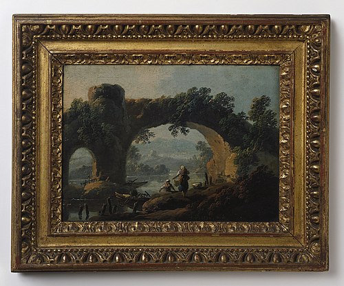 Landscape with Rustic Figures, 1794, Jean Pillement