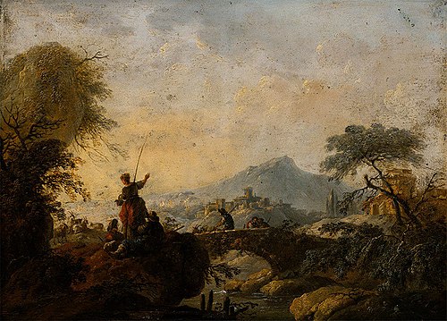 Landscape., 1750, Jean Pillement