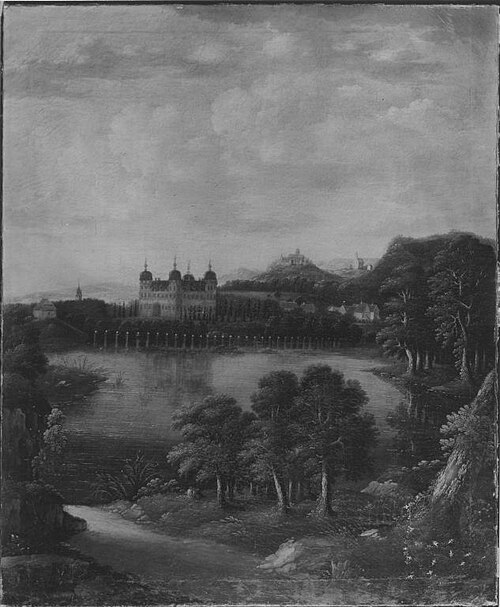 Blick von Bamberg nach Seehof, 1752, Johann Christoph von Bemmel