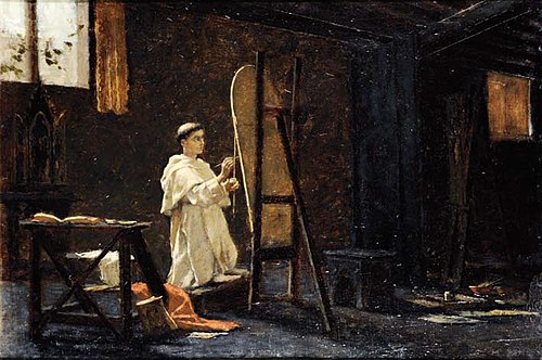 La cellule de Beato Angelico, 1880, Francesco Filippini
