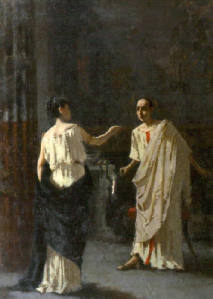 Fulvia et Cicero, 1879, Francesco Filippini