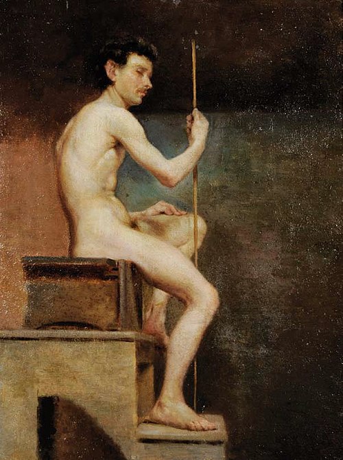 Nude Study, 1876, Francesco Filippini