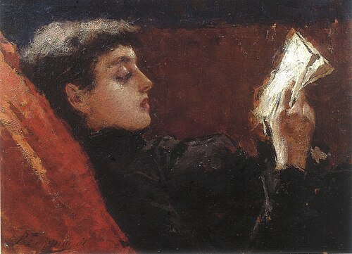 La Lettura, 1881, Francesco Filippini