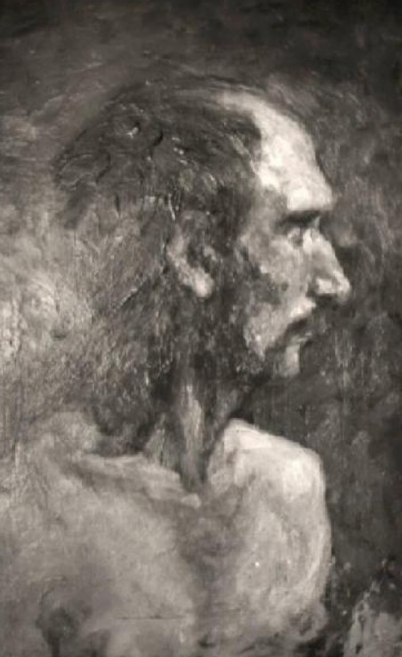 Figura maschile di profilo (Filippini), , Francesco Filippini