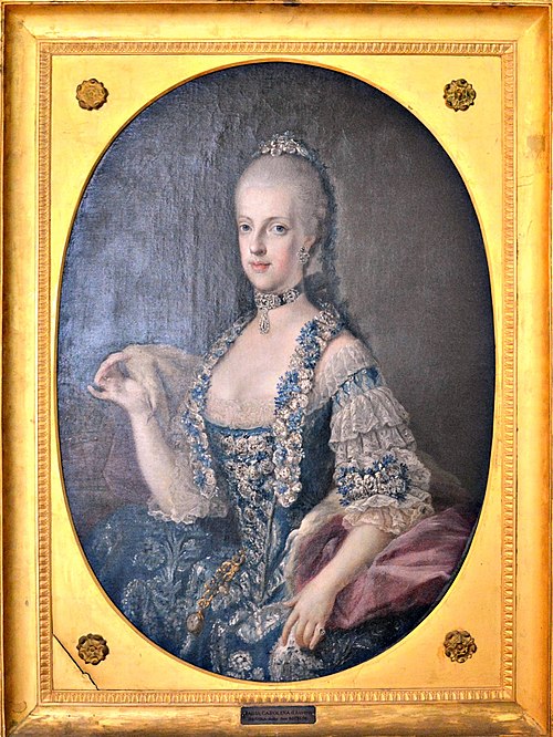 Portrait of Maria Carolina of Austria, 1770, Francesco Liani
