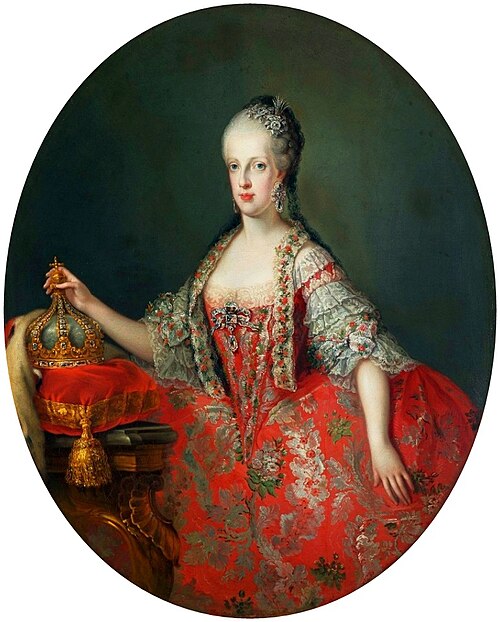Portrait de Marie-Caroline d'Autriche., 1768, Francesco Liani