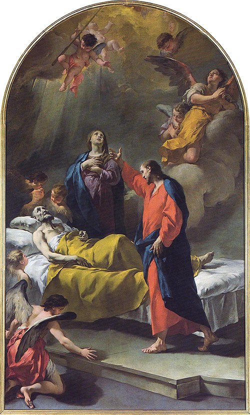 Death of Saint Joseph, 1738, Francesco Polazzo