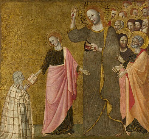 The Vision of the Blessed Clare of Rimini, 1336, Francesco da Rimini