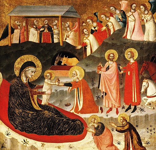Adoration des mages, 1340, Francesco da Rimini