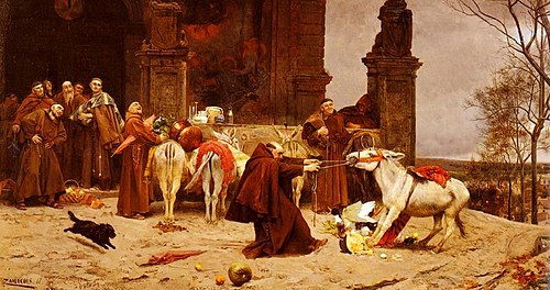Taming the Donkey, 1868, Eduardo Zamacois y Zabala