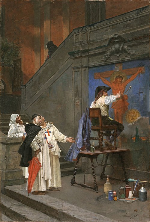 The Decorative Painter (Too Much Blood), 1868, Eduardo Zamacois y Zabala