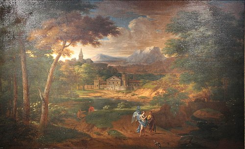 Le Départ de Tobie, 1600, Francisque Millet