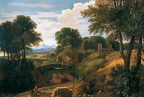 Classical Landscape, , Francisque Millet
