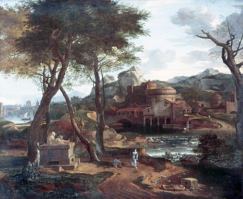 Classical Landscape, 1663, Francisque Millet