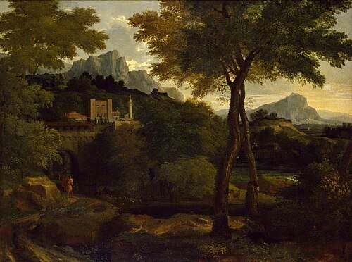 Mountainous Landscape with a Citadel, , Francisque Millet
