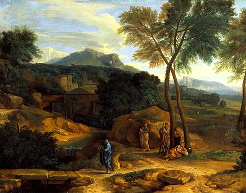 Classical Landscape, 1670, Francisque Millet