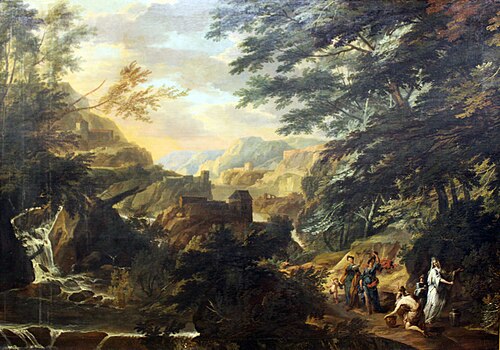 Landscape, 1670, Francisque Millet