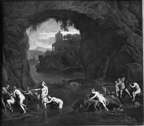 Landscape with Diana and Callisto, 1700, Francisque Millet