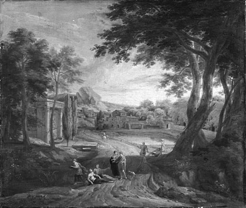 Arcadian Landscape, 1668, Francisque Millet