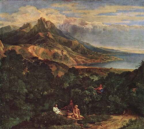 Italienische Küstenlandschaft, 1665, Francisque Millet