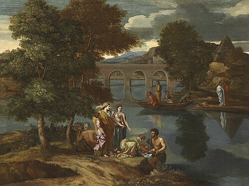 The Finding of Moses, 1675, Francisque Millet