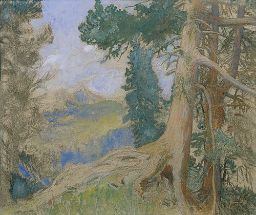Scheiblahn am Abend, 1905, Alois Penz