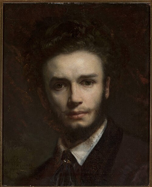 Autoportrait, 1870, Daniel Penther