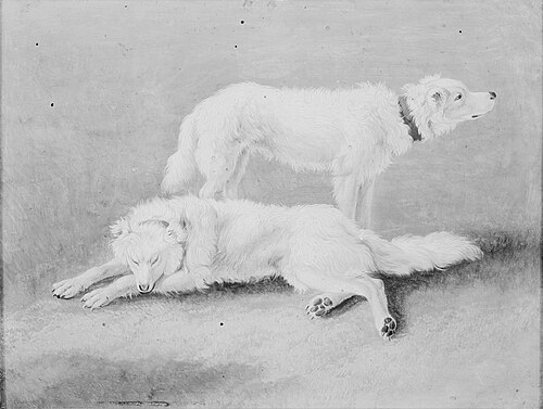 Two dogs, , Johann Gottlieb Hackert