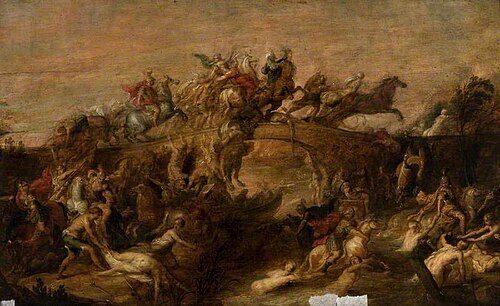 The Battle of the Amazons (after Peter Paul Rubens), , Frans Francken III