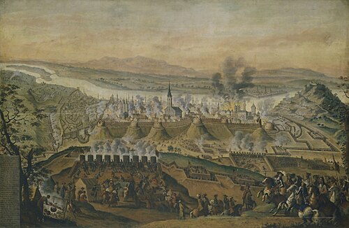The siege of Buda, 1686, Frans Geffels