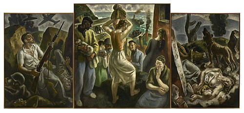 Gerraren triptikoa, 1938, Aurelio de Arteta y Errasti