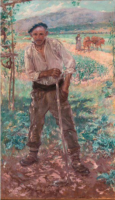 Villager from Bakio, 1886, Adolfo Guiard