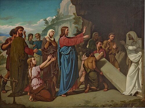 La resurrección de Lázaro, 1855, Juan de Barroeta y Anguisolea