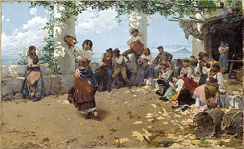 Memories of Capri, 1884, Anselmo Guinea y Ugalde