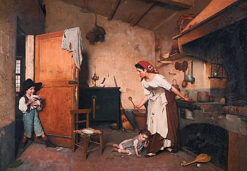 The mask, 1874, Gaetano Chierici